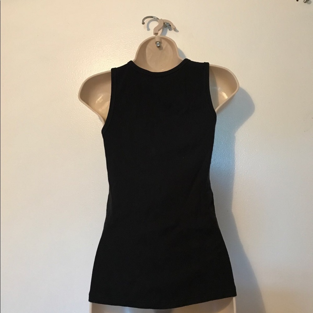 Central 25 Black Tank Top Santa Monica Studded Sz S GUC - Picture 4 of 4